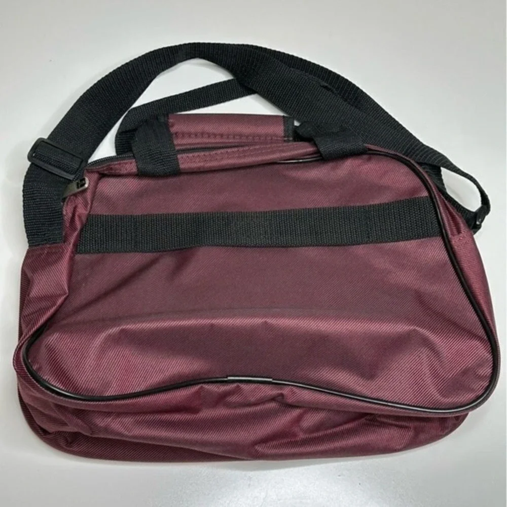 TAG Travel Bag Burgundy‎ Nylon Carry On Weekend Duffel Bag